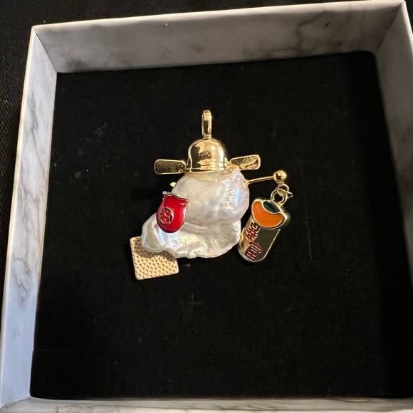 New Sea Pearl Lucky Cat Pendant - Picture 6 of 6